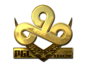 Sticker | Cloud9 (Gold) | Krakow 2017 image