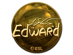 Sticker | Edward (Gold) | Katowice 2019 image