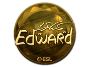 Sticker | Edward (Gold) | Katowice 2019 image