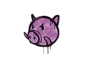 Sealed Graffiti | Piggles (Bazooka Pink) image