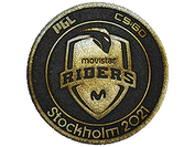 Patch | Movistar Riders (Gold) | Stockholm 2021 image
