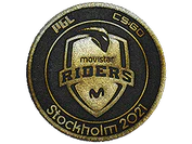 Patch | Movistar Riders (Gold) | Stockholm 2021 image