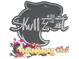 Sticker | skullz (Glitter) | Shanghai 2024