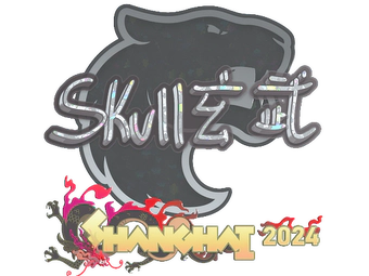 Sticker | skullz (Glitter) | Shanghai 2024 image