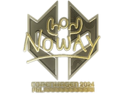 Sticker | noway (Gold) | Copenhagen 2024 image