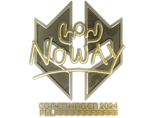 Sticker | noway (Gold) | Copenhagen 2024