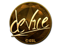 Sticker | device (Gold) | Katowice 2019 image