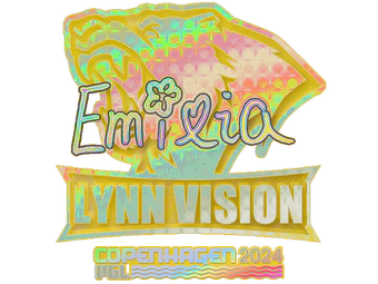 Sticker | EmiliaQAQ (Holo) | Copenhagen 2024 image
