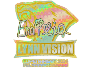 Sticker | EmiliaQAQ (Holo) | Copenhagen 2024