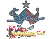 Sticker | Sonic (Glitter) | Shanghai 2024 image