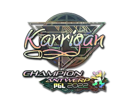 Sticker | karrigan (Holo, Champion) | Antwerp 2022 image