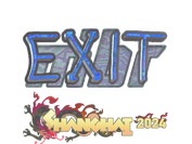 Sticker | exit (Holo) | Shanghai 2024 image