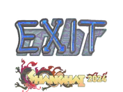 Sticker | exit (Holo) | Shanghai 2024 image
