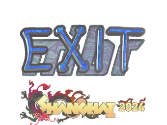Sticker | exit (Holo) | Shanghai 2024 image