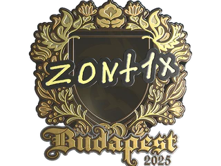 Sticker | zont1x (Gold) | Budapest 2025