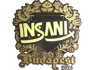 Sticker | insani (Gold) | Budapest 2025