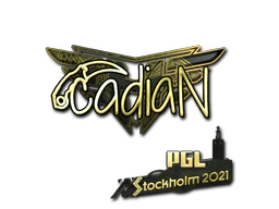 Sticker | cadiaN (Gold) | Stockholm 2021 image