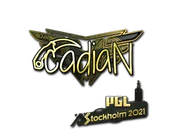 Sticker | cadiaN (Gold) | Stockholm 2021 image