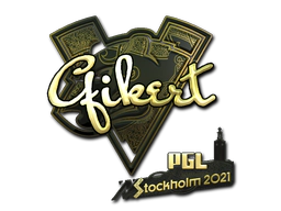 Sticker | Qikert (Gold) | Stockholm 2021 image