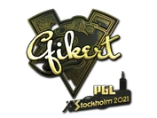 Sticker | Qikert (Gold) | Stockholm 2021 image