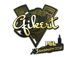 Sticker | Qikert (Gold) | Stockholm 2021 image