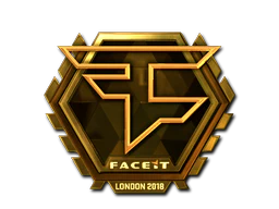 Sticker | FaZe Clan (Gold) | London 2018 image