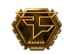 Sticker | FaZe Clan (Gold) | London 2018 image