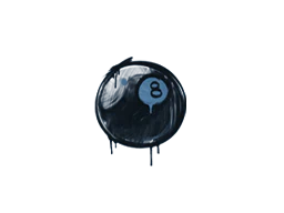 Sealed Graffiti | 8-Ball (Monarch Blue)