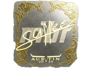 Sticker | saffee (Gold) | Austin 2025