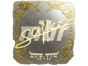 Sticker | saffee (Gold) | Austin 2025 image