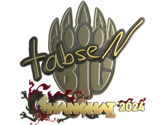 Sticker | tabseN (Gold) | Shanghai 2024 image