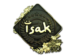 Sticker | isak (Gold) | Rio 2022