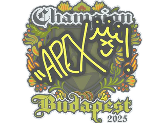 Sticker | apEX (Champion) | Budapest 2025