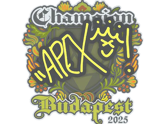 Sticker | apEX (Champion) | Budapest 2025 image