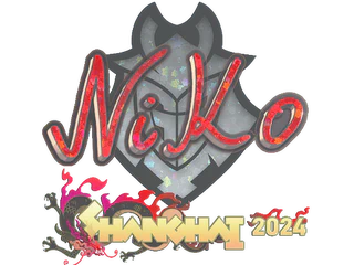 Sticker | NiKo (Glitter) | Shanghai 2024
