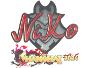 Sticker | NiKo (Glitter) | Shanghai 2024 image