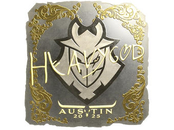 Sticker | Heavygod (Gold) | Austin 2025 image