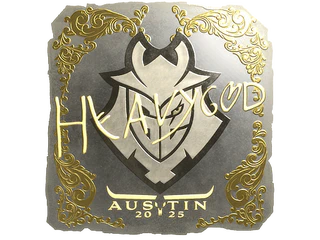 Sticker | Heavygod (Gold) | Austin 2025