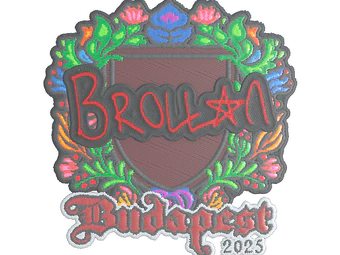 Sticker | Brollan (Embroidered) | Budapest 2025 image
