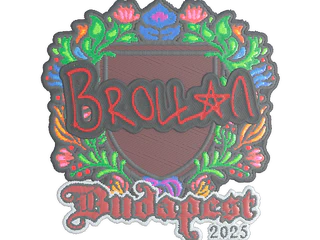 Sticker | Brollan (Embroidered) | Budapest 2025