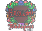 Sticker | Brollan (Embroidered) | Budapest 2025 image