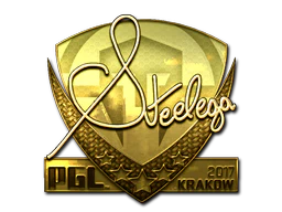Sticker | steel (Gold) | Krakow 2017 image