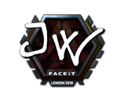 Sticker | JW (Foil) | London 2018 image