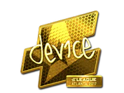 Sticker | device (Gold) | Atlanta 2017 image