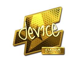 Sticker | device (Gold) | Atlanta 2017 image