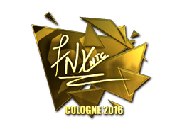 Sticker | fnx (Gold) | Cologne 2016 image