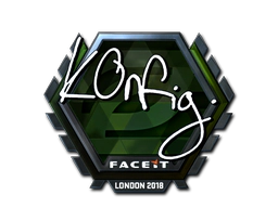 Sticker | k0nfig (Foil) | London 2018 image