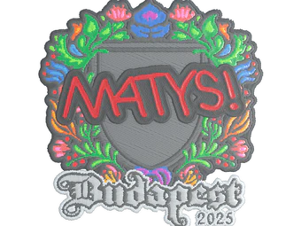 Sticker | MATYS (Embroidered) | Budapest 2025 image