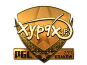 Sticker | Xyp9x (Gold) | Krakow 2017 image