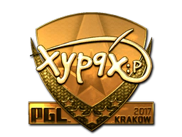 Sticker | Xyp9x (Gold) | Krakow 2017 image